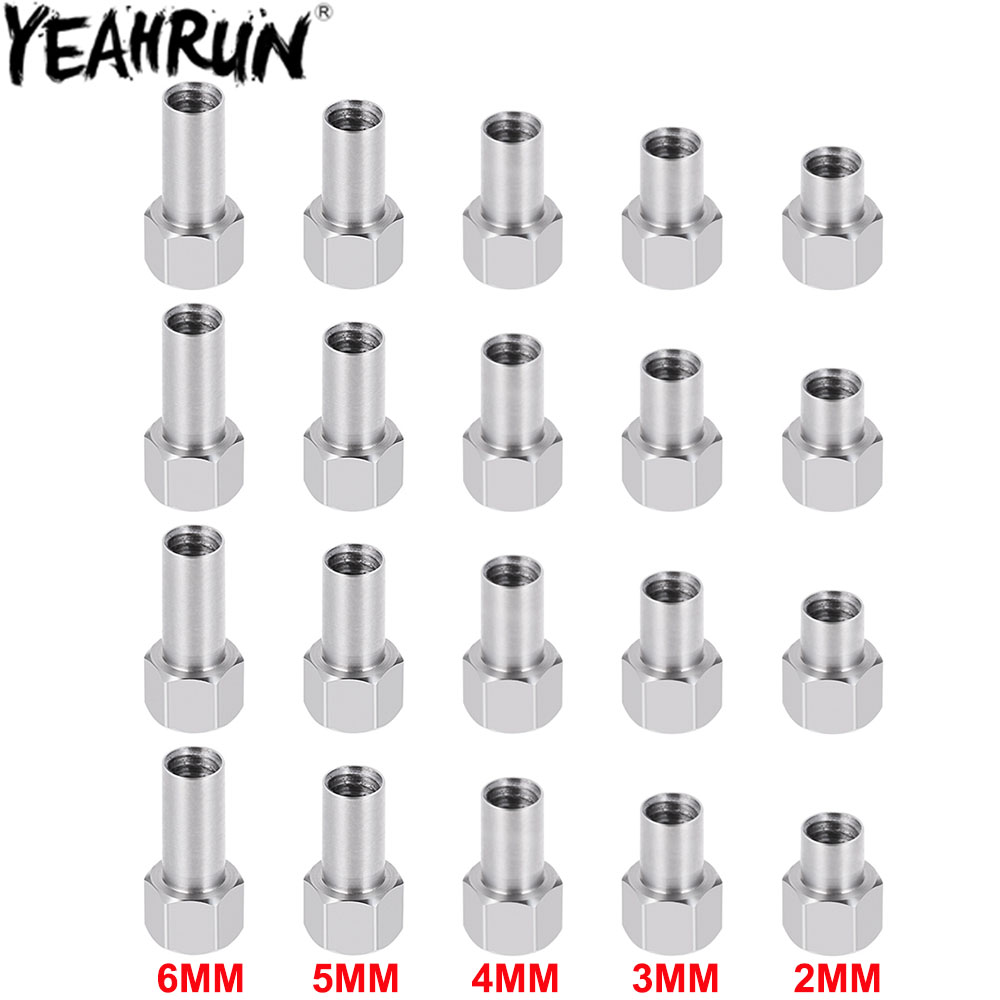 Wheel Hex Adapter - YEAHRUN 4PCS Hex ล้ออะแดปเตอร์ M2.5 2/3/4/5/6