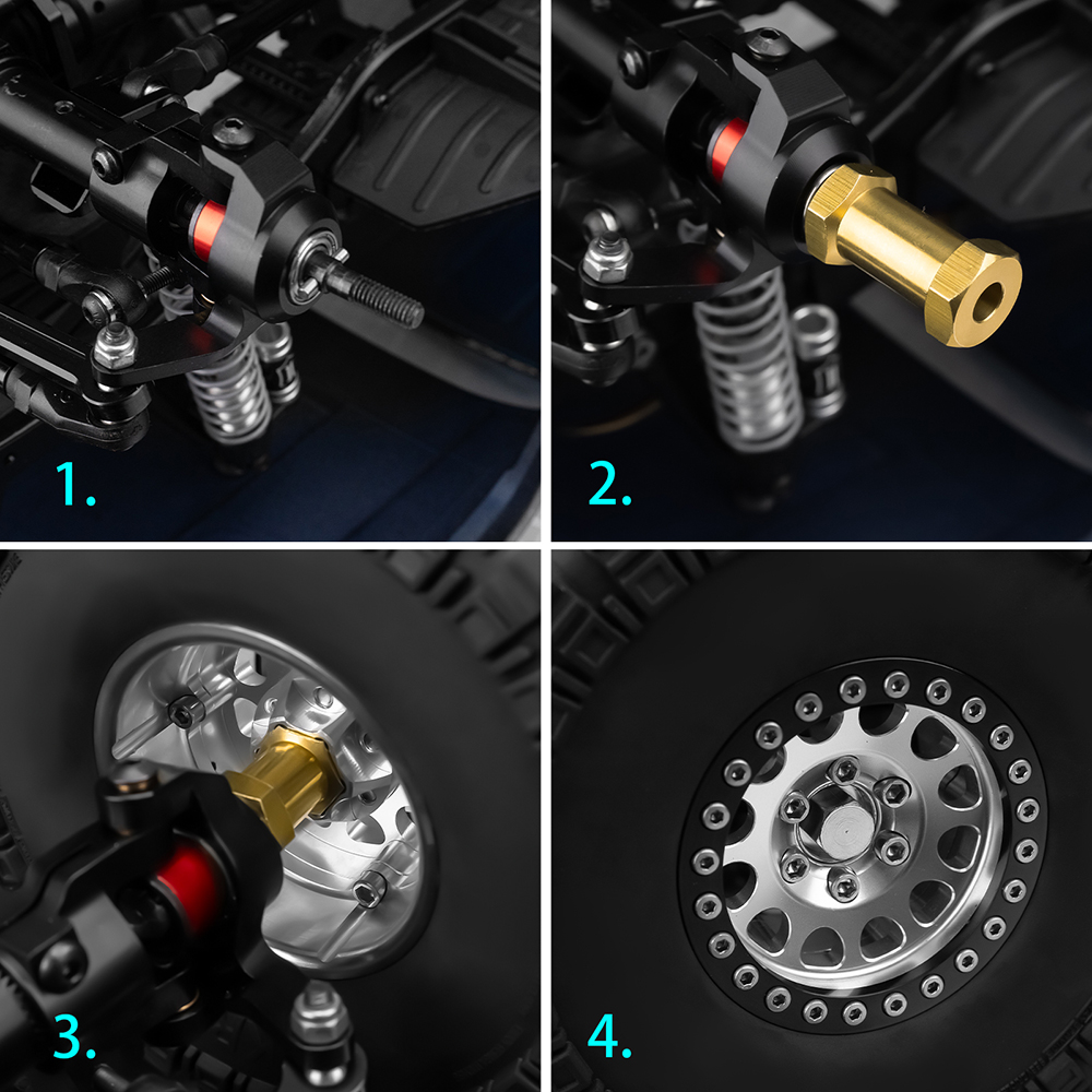 AXSPEED ทองเหลือง 12/15/17/20/ - Wheel Hex Adapter บทวิจารณ์และราคา