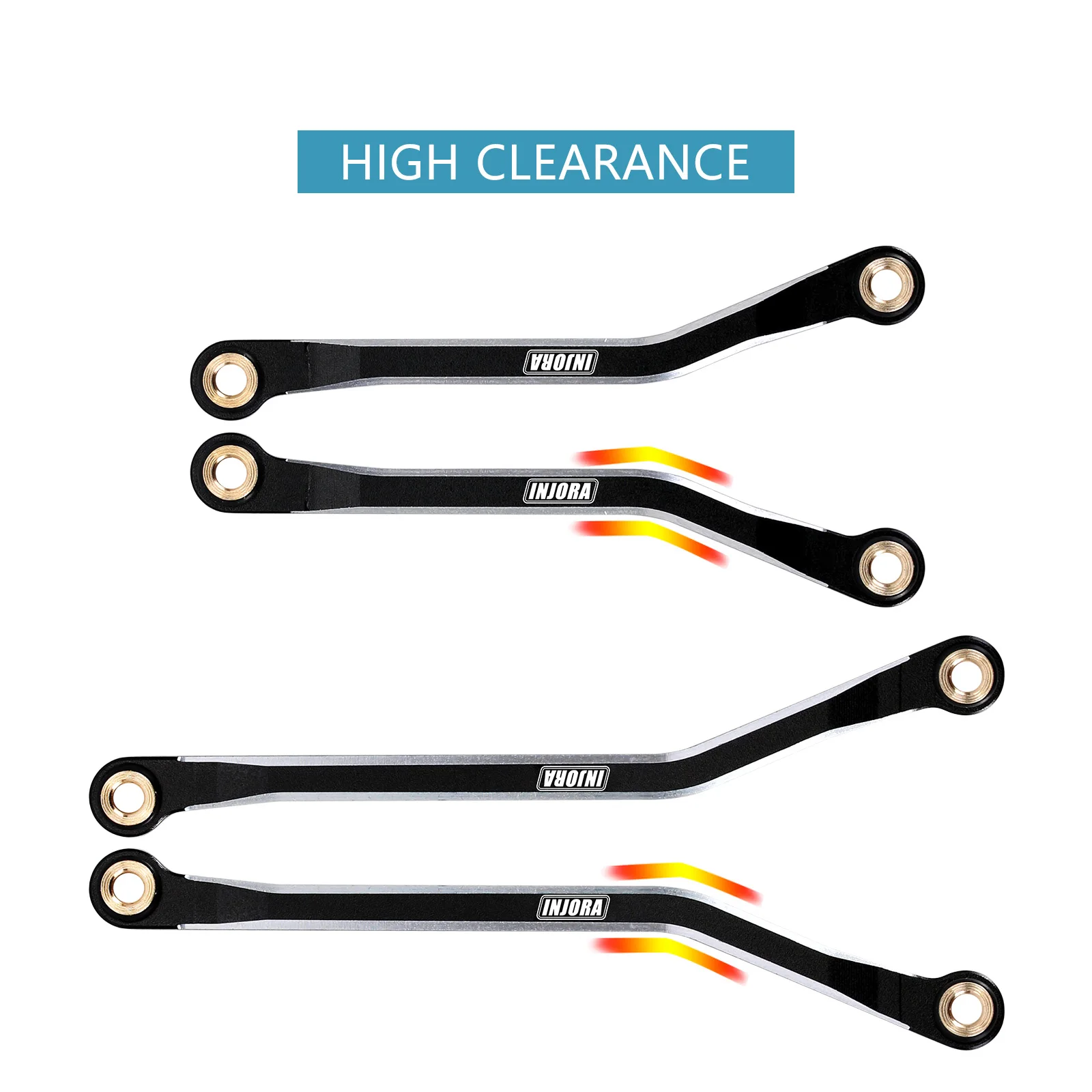 INJORA CNC อลูมิเนียม High Cle - Wheel Hex Adapter บทวิจารณ์และราคา